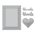 Heartfelt Thanks & Scallops Etched Dies (S5-616) (OUTLET)