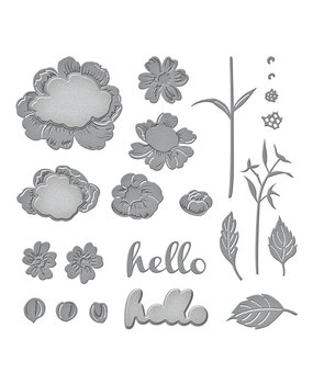Spellbinders Vintage Florals Etched Dies (S4-1328) Spellbinders Vintage Florals Etched Dies (S4-1328)