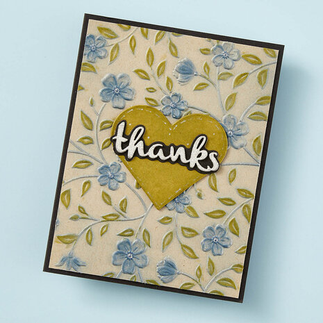 Spellbinders Flowers & Foliage 3D Embossing Folder (E3D-074)