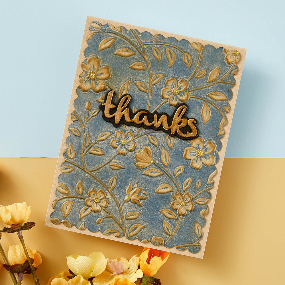 Spellbinders Flowers & Foliage 3D Embossing Folder (E3D-074)