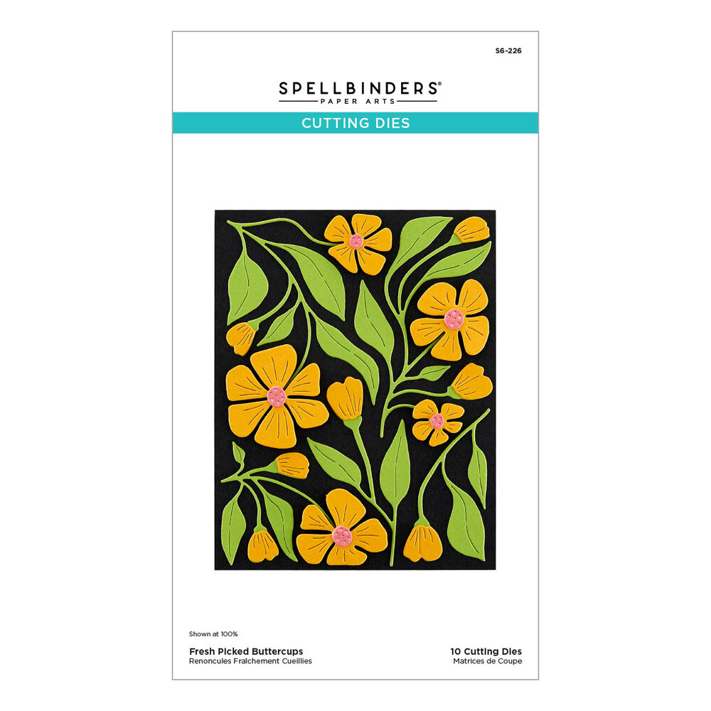 Spellbinders Fresh Picked Buttercups Etched Dies (S6-226) (DISCONTINUED) Spellbinders Fresh Picked Buttercups Etched Dies (S6-226) (DISCONTINUED)