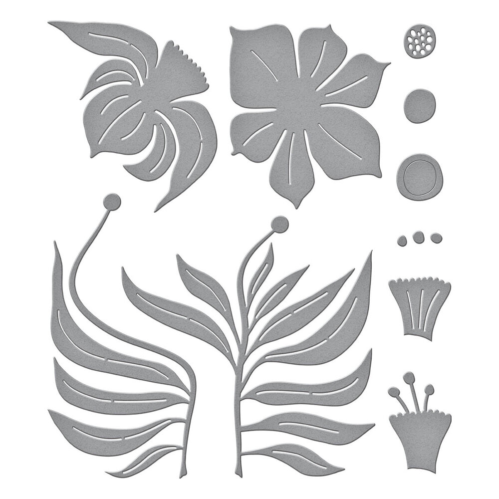 Spellbinders Fresh Picked Daffodils Etched Dies (S5-617) (DISCONTINUED)