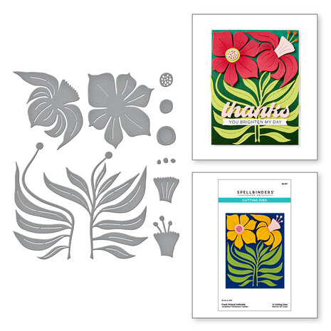 Spellbinders Fresh Picked Daffodils Etched Dies (S5-617) (DISCONTINUED)