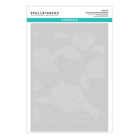 Spellbinders Cosmos Backdrop BetterPress and Stencil Bundle (BD-0822) (DISCONTINUED) Spellbinders Cosmos Backdrop BetterPress and Stencil Bundle (BD-0822) (DISCONTINUED)