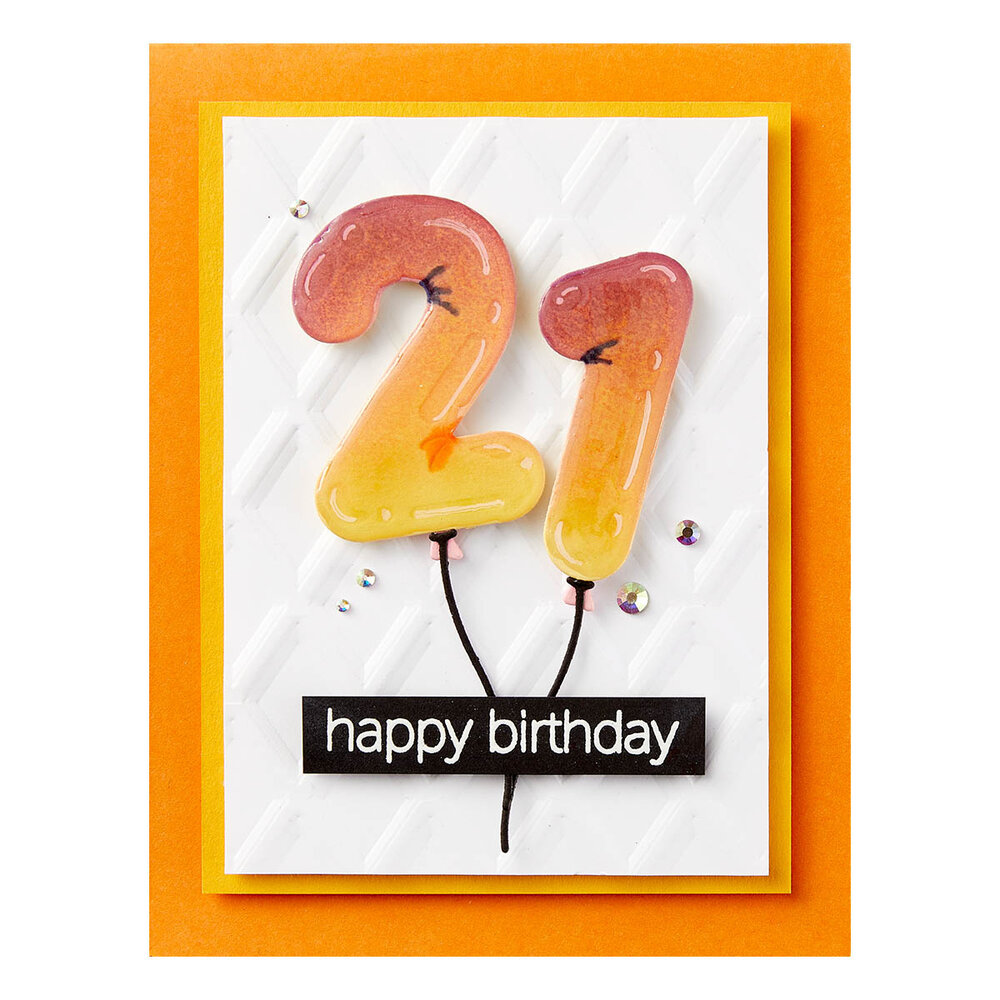 Spellbinders Birthday Balloons Etched Dies (S5-614) Spellbinders Birthday Balloons Etched Dies (S5-614)