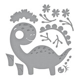 Spellbinders Birthday Dinosaur Etched Dies (S3-498)