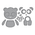 Dancin' Birthday Panda Etched Dies (S2-378) Dancin' Birthday Panda Etched Dies (S2-378)