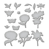 Spellbinders Beautiful Blooms Etched Dies (S7-243) (OUTLET)