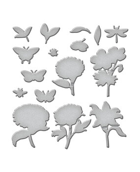 Spellbinders Beautiful Blooms Etched Dies (S7-243) (OUTLET)