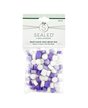 Spellbinders Must-Have Wax Bead Mix Purple (100pcs) (WS-119)