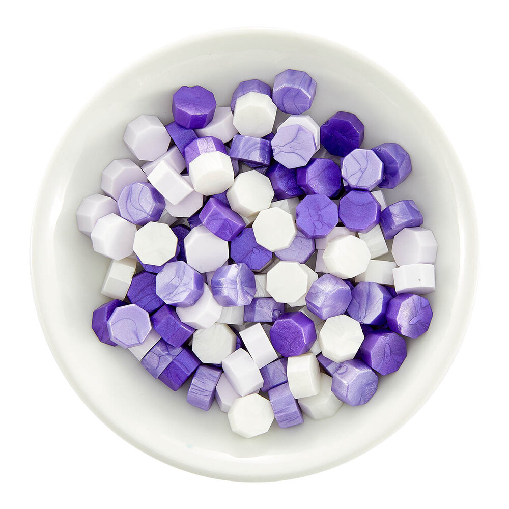 Spellbinders Must-Have Wax Bead Mix Purple (100pcs) (WS-119)