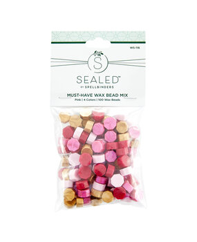 Spellbinders Must-Have Wax Bead Mix Pink (100pcs) (WS-116)