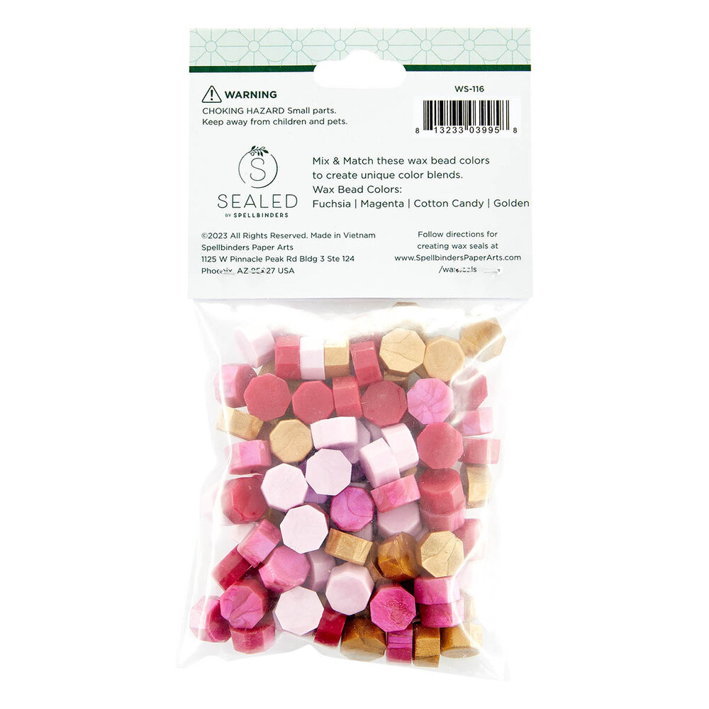 Spellbinders Must-Have Wax Bead Mix Pink (100pcs) (WS-116) Spellbinders Must-Have Wax Bead Mix Pink (100pcs) (WS-116)