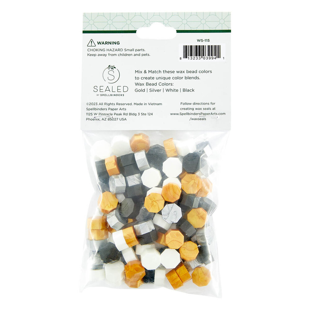 Spellbinders Must-Have Wax Bead Mix Basic (100pcs) (WS-115) Spellbinders Must-Have Wax Bead Mix Basic (100pcs) (WS-115)