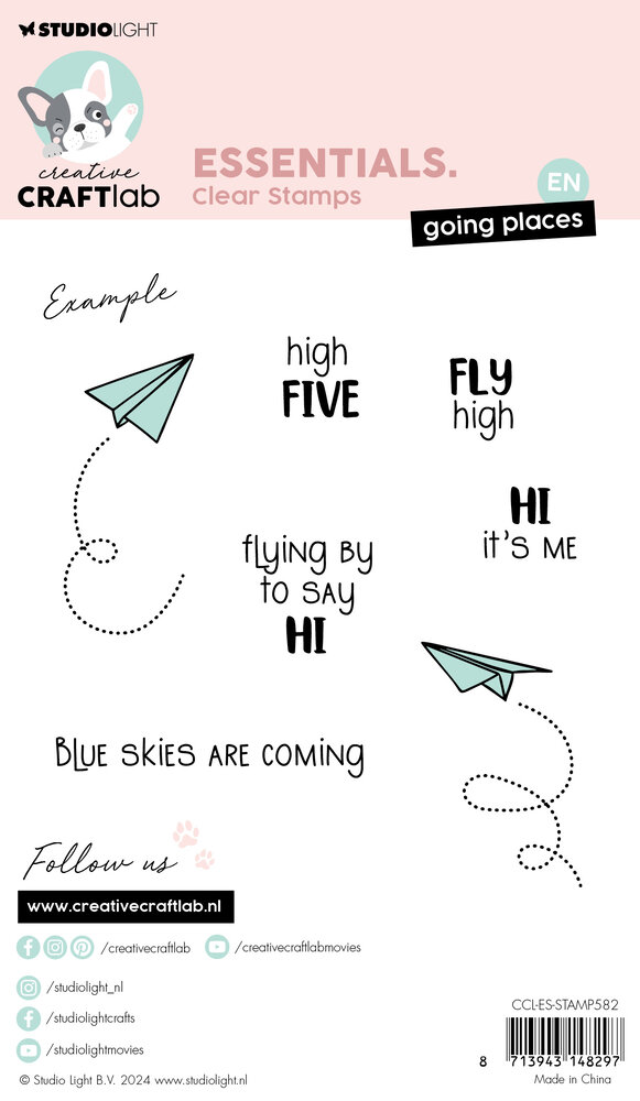 Creative Craftlab Going Places Essentials Clear Stamp EN (CCL-ES-STAMP582) (OUTLET) Creative Craftlab Going Places Essentials Clear Stamp EN (CCL-ES-STAMP582) (OUTLET)