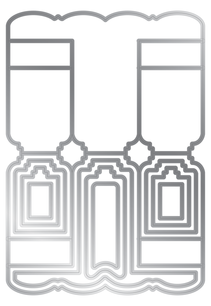 Gemini Stepper Card Metal Dies Grand Centre Stepper Card (GEM-MD-CAD-GCSC) (DISCONTINUED) Gemini Stepper Card Metal Dies Grand Centre Stepper Card (GEM-MD-CAD-GCSC) (DISCONTINUED)