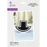 Gemini Stepper Card Metal Dies Scalloped Stepper Rocker Card (GEM-MD-CAD-SSRC) (DISCONTINUED)
