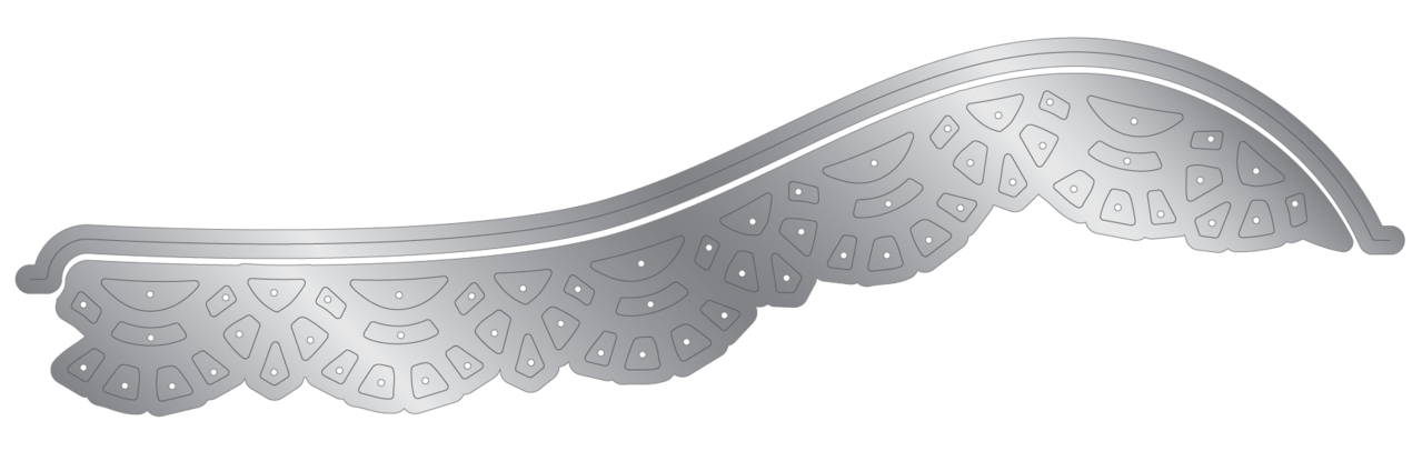 Gemini Shaped Lace Edge'ables Dies (GEM-MD-EDG-SLE) (OUTLET)