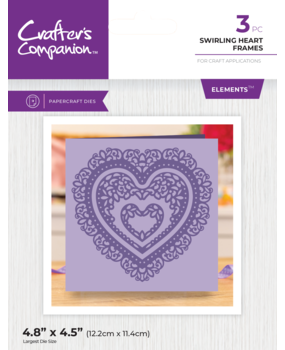 Gemini Swirling Heart Frames Elements Dies (GEM-MD-ELE-SWHE) (DISCONTINUED)