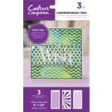 Crafter's Companion Contemporary Trio Multi-Use Patterned Stencils (CC-STEN-CONTRIO) (DISCONTINUED)