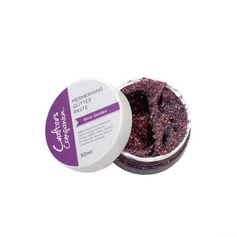 Crafter's Companion Mesmerising Glitter Paste Rose Garden 50ml (CC-MME-CHGLP-ROGA) (DISCONTINUED)