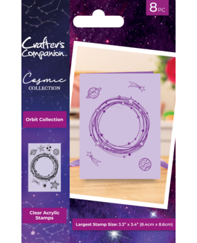 Crafter's Companion Cosmic Collection Clear Stamp Orbit Collection (COS-CA-ST-ORCO) (DISCONTINUED)
