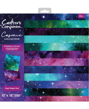 Crafter's Companion Cosmic Collection 12x12 Inch Paper Pad (COS-PAD12)
