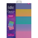 Crafter's Companion Cosmic Collection A4 Ombre Glitter Card Pack (COS-OMBGLIT-A4) (DISCONTINUED)
