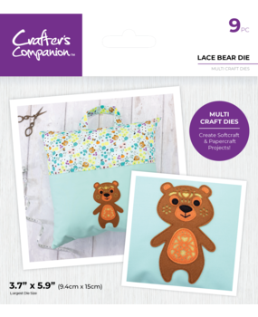Crafter's Companion Multi Craft Dies Lace Bear (CC-MCD-LBEA) (DISCONTINUED)