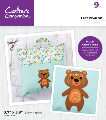 Crafter's Companion Multi Craft Dies Lace Bear (CC-MCD-LBEA) (DISCONTINUED) Crafter's Companion Multi Craft Dies Lace Bear (CC-MCD-LBEA) (DISCONTINUED)