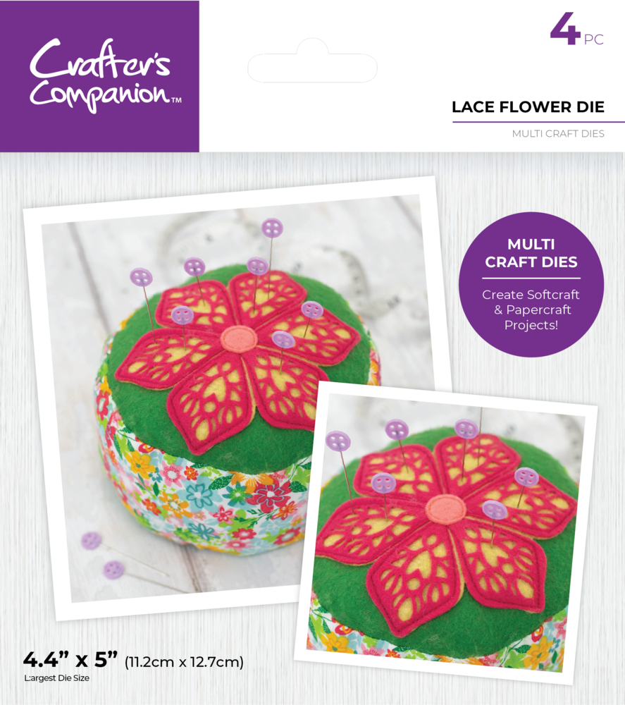 Crafter's Companion Multi Craft Dies Lace Flower (CC-MCD-LFLO) (DISCONTINUED) Crafter's Companion Multi Craft Dies Lace Flower (CC-MCD-LFLO) (DISCONTINUED)