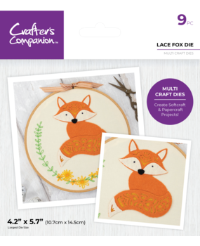Crafter's Companion Multi Craft Dies Lace Fox (CC-MCD-LFOX) (DISCONTINUED)