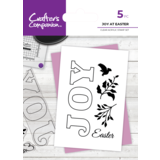 Crafter's Companion Joy At Easter 5x2.8 Inch Clear Stamps (5pcs) (CC-CA-ST-JAE) (DISCONTINUED)