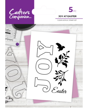 Crafter's Companion Joy At Easter 5x2.8 Inch Clear Stamps (5pcs) (CC-CA-ST-JAE) (DISCONTINUED)