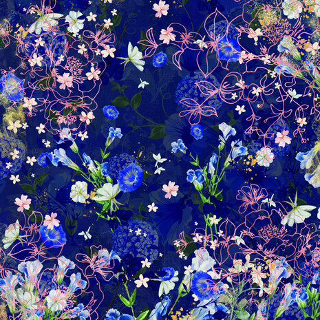 Crafter's Companion Floral Elegance 8x8 Inch Vellum Pad (S-FE-VELPAD8) (DISCONTINUED)