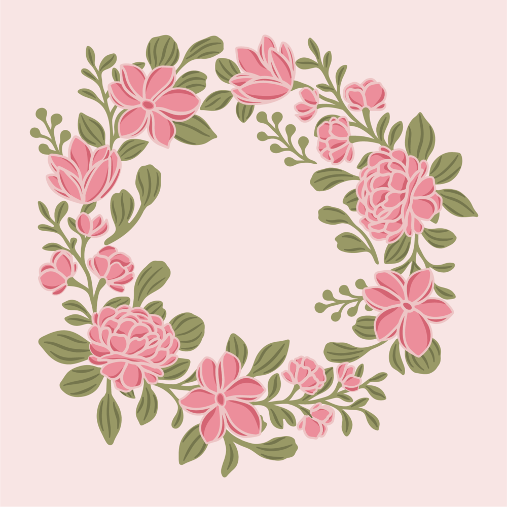 Crafter's Companion Floral Elegance Layering Stencil Floral Wreath (S-FE-STEN5-FLWR) (DISCONTINUED)