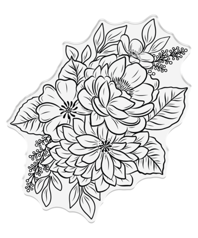 Crafter's Companion Floral Elegance Stamp & Die Spring Bouquet (S-FE-STD-SPBO) (DISCONTINUED)