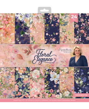 Crafter's Companion Floral Elegance 12x12 Inch Paper Pad (S-FE-PAD12)
