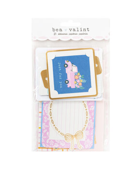 American Crafts Bea Valint Poppy and Pear Stationeries Gold Foil (21pcs) (34025802) (OUTLET)