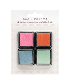 American Crafts Bea Valint Poppy and Pear Ink Pads (4pcs) (34025815) (OUTLET)