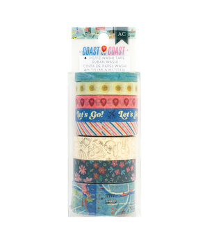 American Crafts Coast-to-Coast Washi Tape Spools Foil (8pcs) (34025935) (OUTLET)