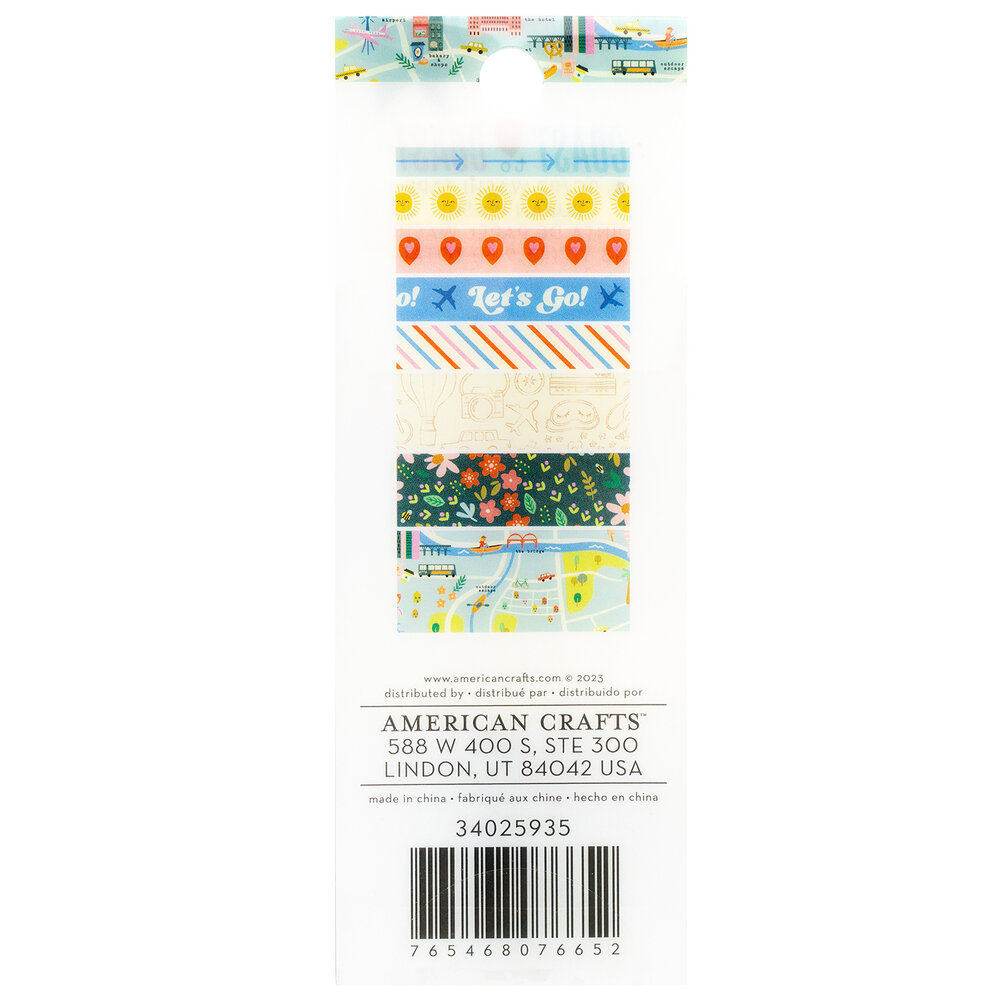 American Crafts Coast-to-Coast Washi Tape Spools Foil (8pcs) (34025935) (OUTLET) American Crafts Coast-to-Coast Washi Tape Spools Foil (8pcs) (34025935) (OUTLET)