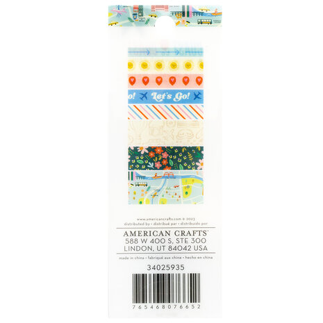 American Crafts Coast-to-Coast Washi Tape Spools Foil (8pcs) (34025935) (OUTLET) American Crafts Coast-to-Coast Washi Tape Spools Foil (8pcs) (34025935) (OUTLET)