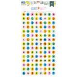 American Crafts Coast-to-Coast Stickers Puffy Alpha (120pcs) (34025933) (OUTLET)