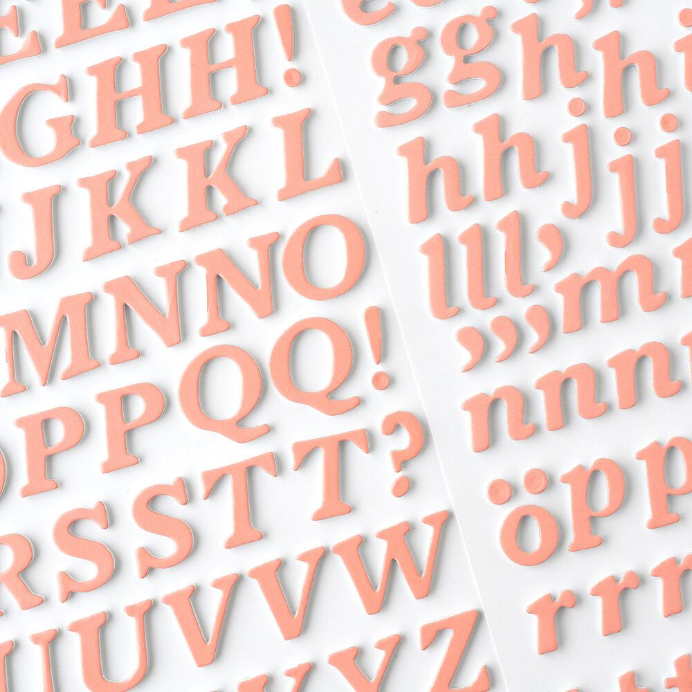 American Crafts Hello Little Girl Thickers Alpha Foam (216pcs) (34030043) (OUTLET) American Crafts Hello Little Girl Thickers Alpha Foam (216pcs) (34030043) (OUTLET)