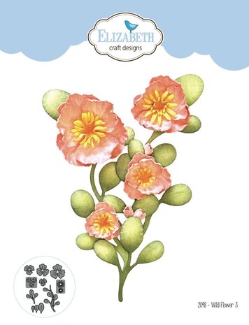Elizabeth Craft Designs Garden Party Dies Wild Flower 3 (2098) (DISCONTINUED)