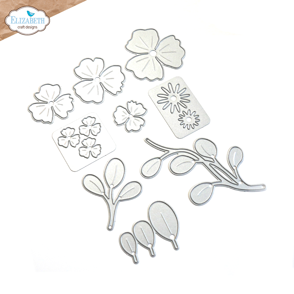 Elizabeth Craft Designs Garden Party Dies Wild Flower 3 (2098) (DISCONTINUED)