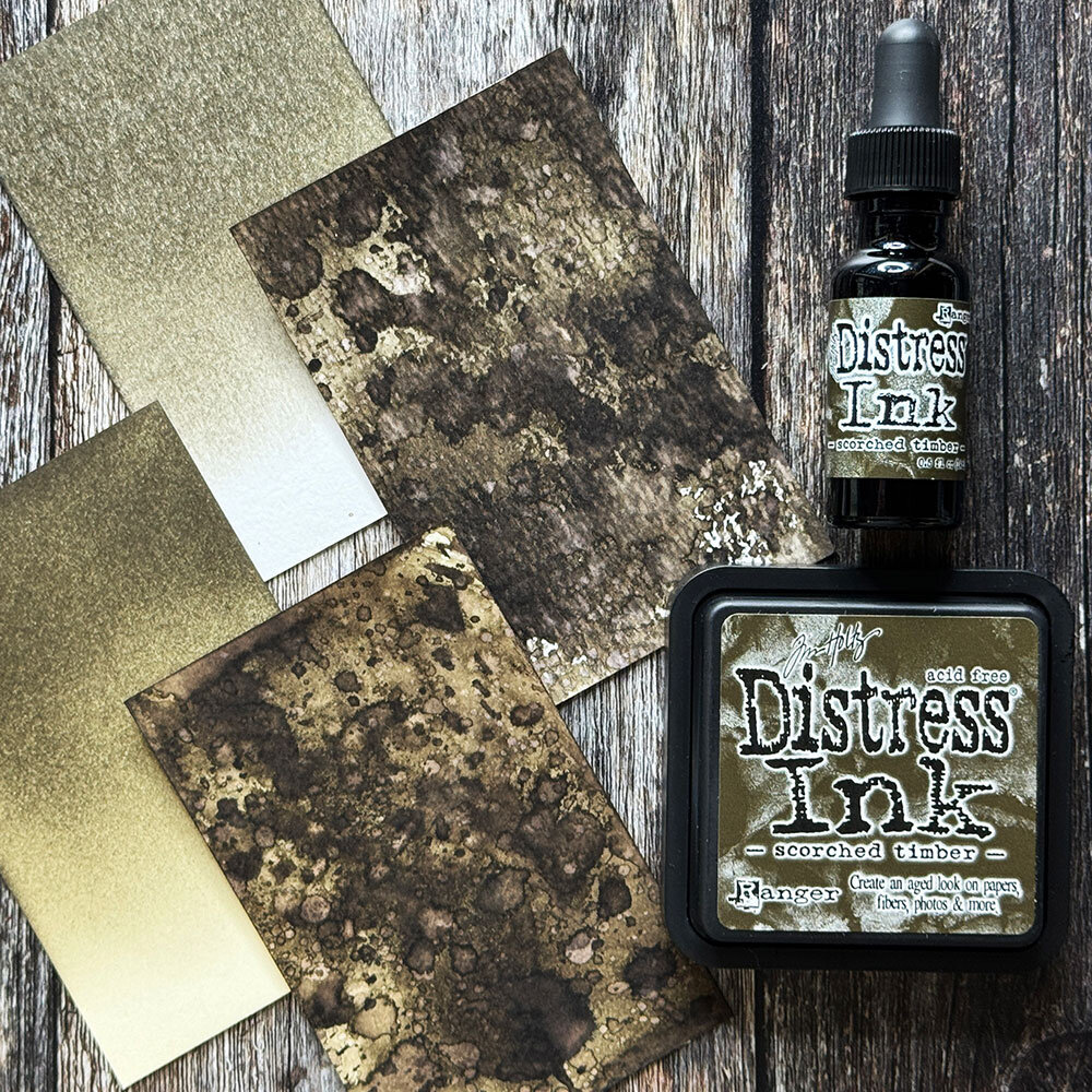 Ranger Tim Holtz Distress Ink Re-Inker Scorched Timber 0.5 fl oz (TXR83450)