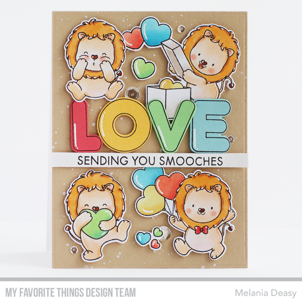 My Favorite Things Lovely Lions Clear Stamps (YUZU-028) (DISCONTINUED)