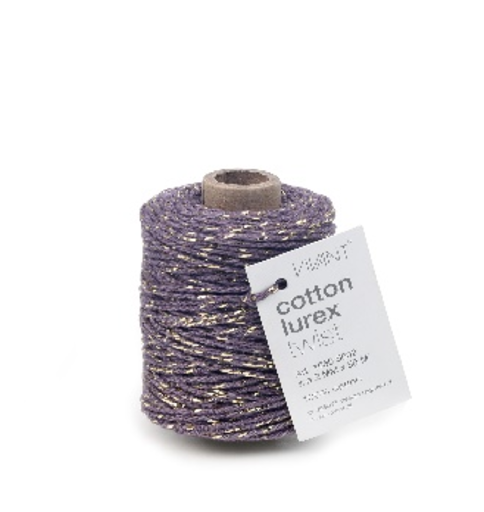 Vivant Cotton Lurex Cord 50m/Ø2mm Aubergine (1050.5002.36) Vivant Cotton Lurex Cord 50m/Ø2mm Aubergine (1050.5002.36)